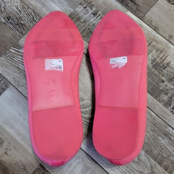 Lane Bryant Dream Cloud Pointed Toe Knit Ballet Flat Size 7 WIDE - Picture 7 of 9